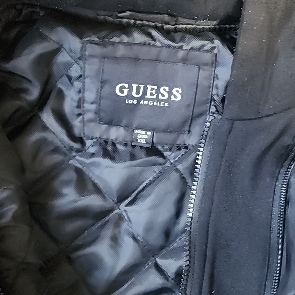 Ladies Guess Hooded Jacket Sz XXL - Picture 7 of 8